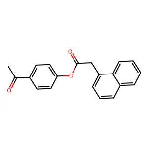 4-Acetylphenyl naphthalen-1-ylacetate structure