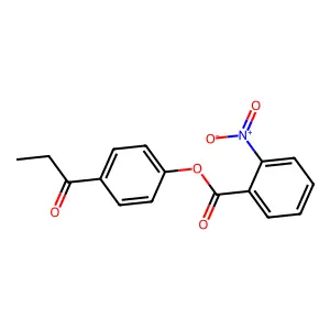 4-Propanoylphenyl 2-nitrobenzoate structure