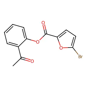 2-Acetylphenyl 5-bromo-2-furoate structure