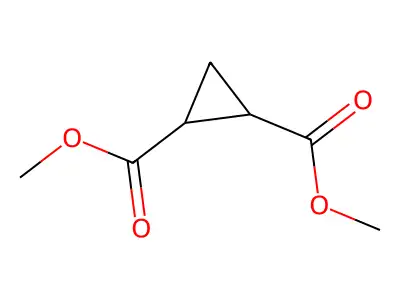 1,2-Dimethyl cyclopropane-1,2-dicarboxylate structure