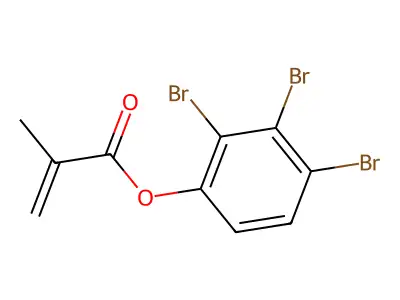 Tribromophenyl methacrylate structure