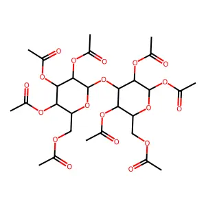 Laminaribiose octaacetate structure