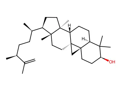 Cyclolaudenol structure