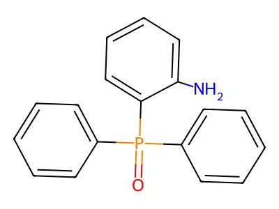 Benzenamine, 2-(diphenylphosphinyl)- structure