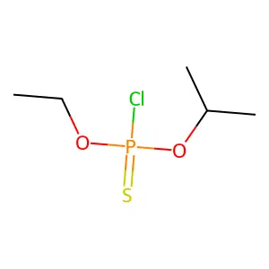 Phosphorochloridothioic acid, O-ethyl O-(1-methylethyl) ester structure