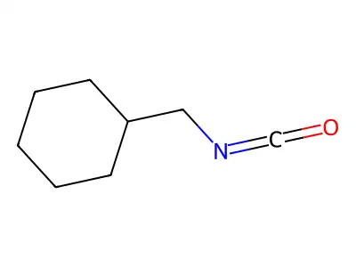 (Isocyanatomethyl)cyclohexane structure