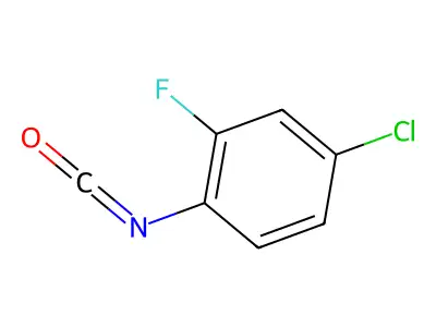 4-Chloro-2-fluorophenyl isocyanate structure