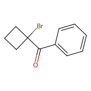 (1-Bromocyclobutyl)(phenyl)methanone structure
