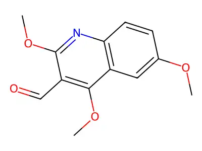2,4,6-Trimethoxyquinoline-3-carbaldehyde structure