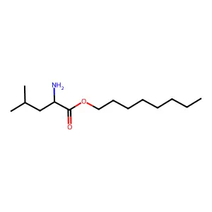 Octyl 2-amino-4-methylpentanoate structure