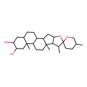 支脱皂苷元 structure