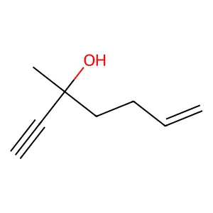 3-Methyl-6-hepten-1-yn-3-ol structure