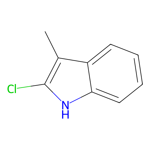 2-Chloro-3-methyl-1H-indole structure