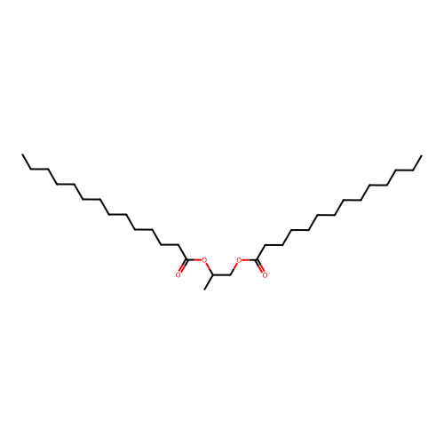 Propylene dimyristate structure