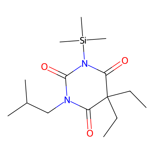 5,5-Diethyl-1- -3- -2,4,6 -pyrimidinetrione structure