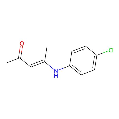 4-(4-Chloro-phenylamino)pent-3-en-2-one structure