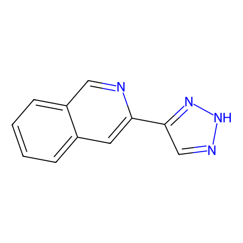 3-(1H-1,2,3-triazol-4-yl)-isoquinoline structure