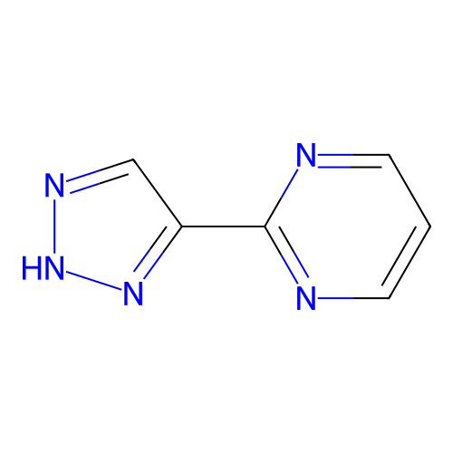 2-(1H-1,2,3-triazol-5-yl)Pyrimidine structure