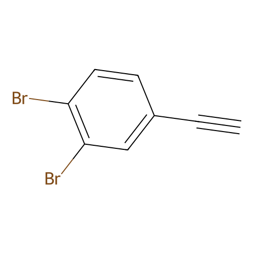 1,2-Dibromo-4-ethynylbenzene structure