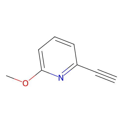 2-Ethynyl-6-methoxypyridine structure
