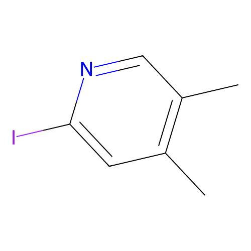 2-Iodo-4,5-dimethylpyridine structure