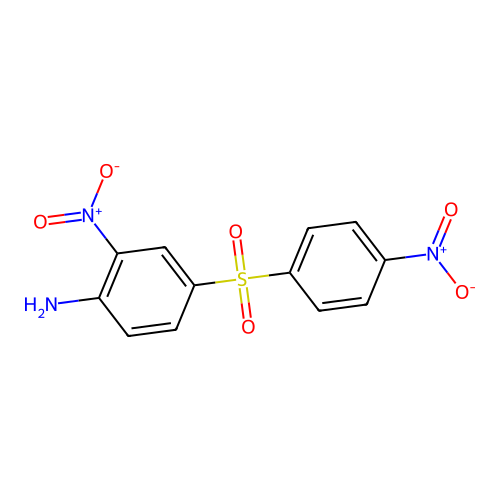 2-Nitro-4-[(4-nitrophenyl)sulfonyl]aniline structure