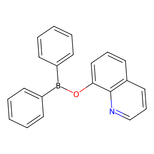 Quinolin-8-yl diphenylborinate structure
