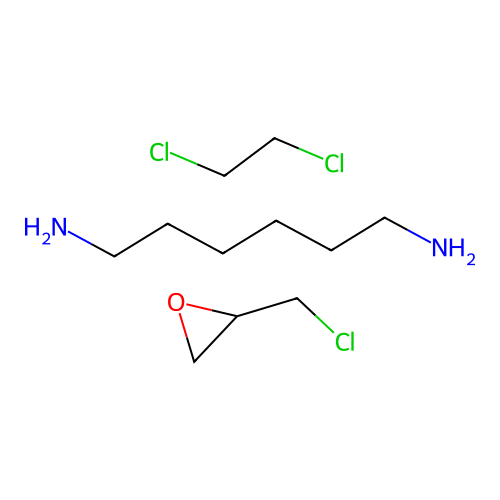2-(Chloromethyl)oxirane;1,2-dichloroethane;hexane-1,6-diamine structure