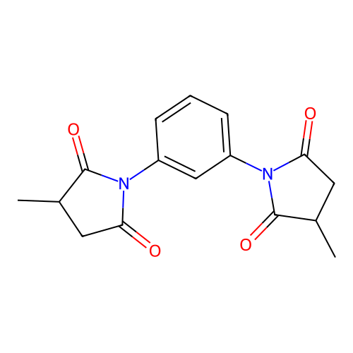 1,1'-(1,3-Phenylene)bis(3-methylpyrrolidine-2,5-dione) structure