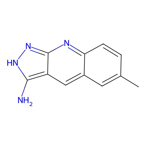 6-甲基-1H-吡唑并[3,4-b]喹啉-3-胺 structure