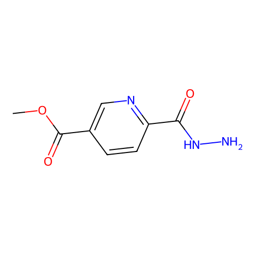 Methyl 6-(hydrazinocarbonyl)nicotinate structure