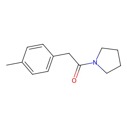 2-(4-Methylphenyl)-1-pyrrolidinylethan-1-one structure