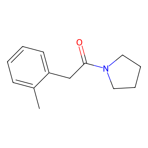 2-(2-Methylphenyl)-1-pyrrolidin-1-ylethanone structure