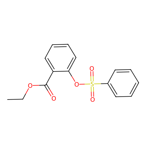 Ethyl 2-(benzenesulfonyloxy)benzoate structure
