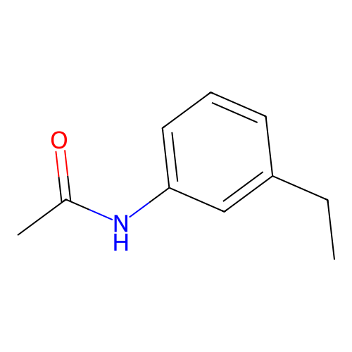 3-Acetamido-ethylbenzol structure