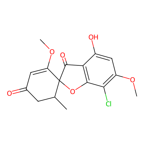 4-Demethylgriseofulvin structure