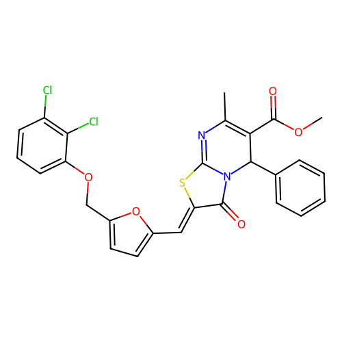 CAS 512815-33-7 - C27H20Cl2N2O5S structure