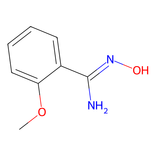 N'-hydroxy-2-methoxybenzene-1-carboximidamide structure