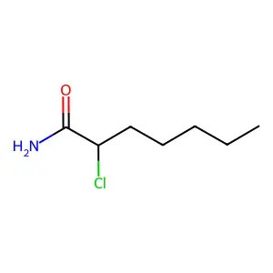 2-Chloroheptanamide structure