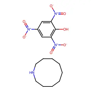 2,4,6-Trinitrophenol-azecane(1:1) structure