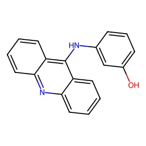 Phenol, m-(9-acridinylamino)- structure