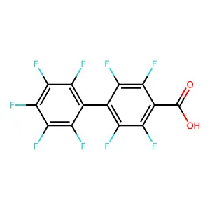2,2',3,3',4',5,5',6,6'-Nonafluoro[1,1'-biphenyl]-4-carboxylic acid structure
