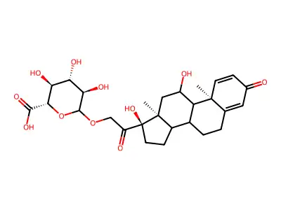 Prednisolone 21-b-D-Glucuronide structure