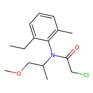异丙甲草胺 structure
