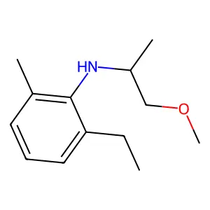 Benzenamine, 2-ethyl-N-(2-methoxy-1-methylethyl)-6-methyl- structure