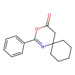 2-Phenyl-3-oxa-1-azaspiro[5.5]undec-1-en-4-one structure