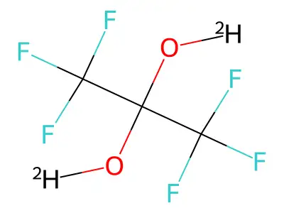 1,1,1,3,3,3-Hexafluoro(2-2H)propan-2-(2H)ol structure