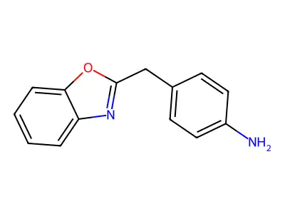 4-(Benzo[d]oxazol-2-ylmethyl)aniline structure