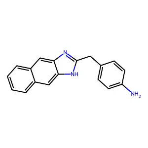 4-((1H-Naphtho[2,3-d]imidazol-2-yl)methyl)aniline structure