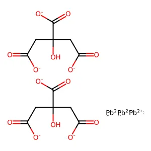 柠檬酸铅 structure